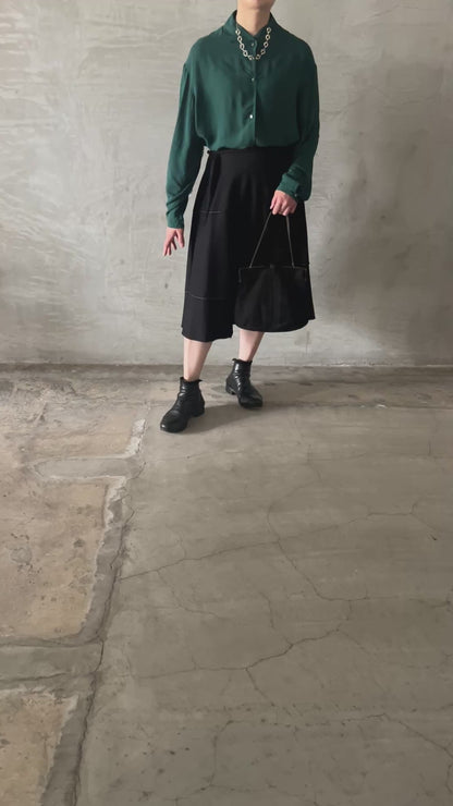 wo. high collar medium fit shirt