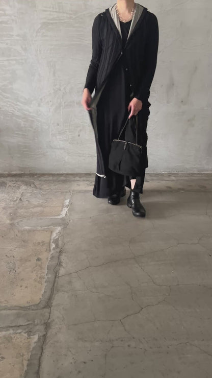 Sleeveless Dress with Front Opening