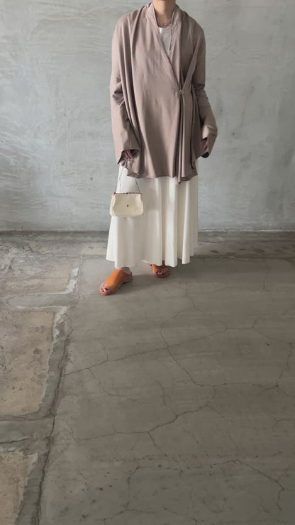 V-Neck Flared Cardigan