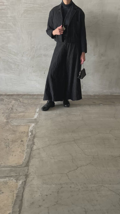 wo. 3 pocket oversized short jacket