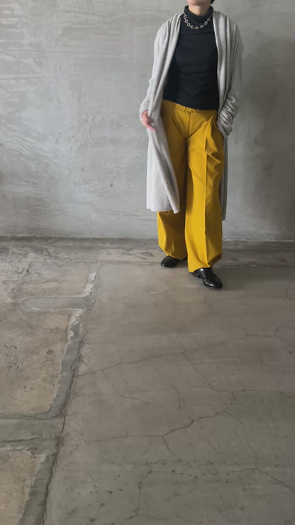 front pleat wide fit short elastic