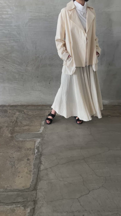 ovesized straight jacket pop out